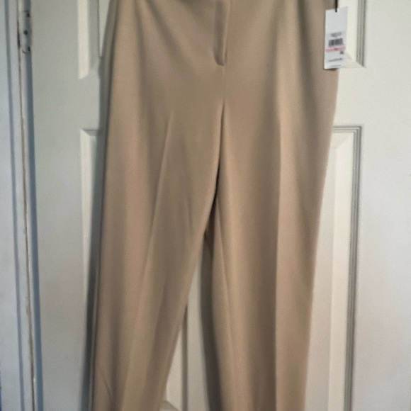 2 New Calvin Klein Beige Slacks-Sz 10 and Anne Klein blouse Size Large - Picture 10 of 10